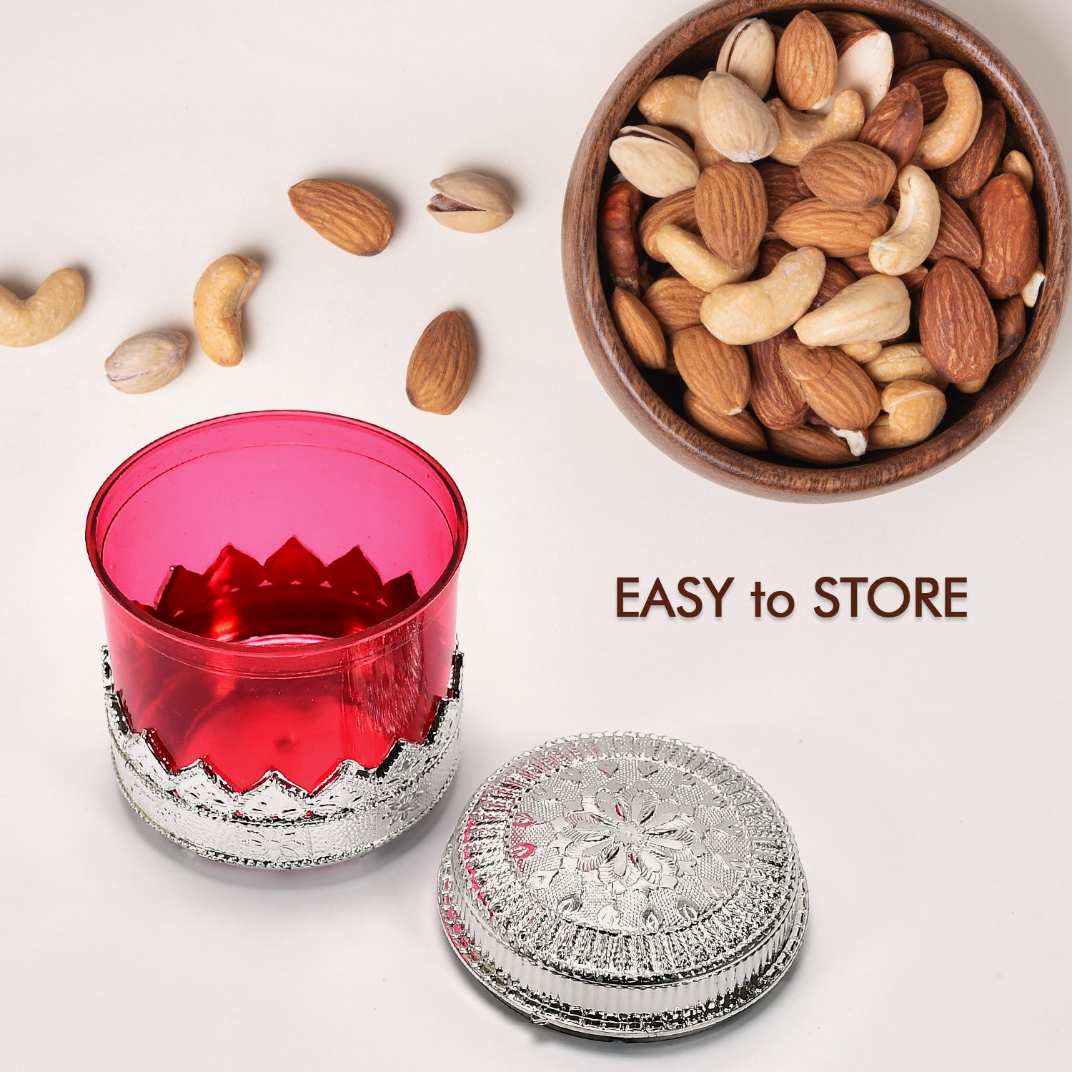 5203 Diamond Design Dryfruit Storage Container Or Storage Box 5203 Diamond Design Dryfruit Storage Container Or Storage Box